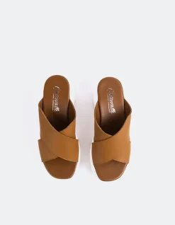 Platform-L'INTERVALLE Grateful Brown Leather