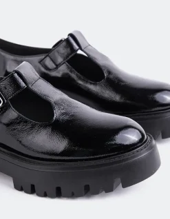 Mary-jane-L'INTERVALLE Grazzano Black Leather