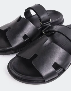 Flats-L'INTERVALLE Gustave Black Leather