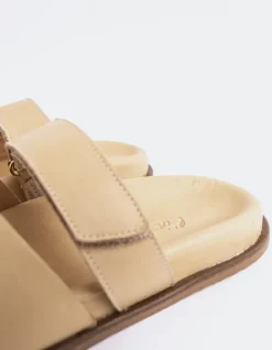 Flats-L'INTERVALLE Gustave Camel Leather