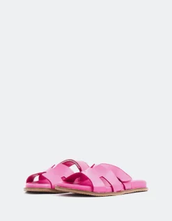 Flats-L'INTERVALLE Gustave Fuchsia Leather