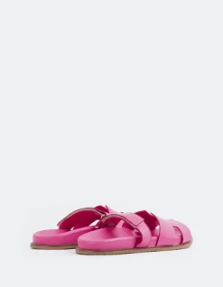 Flats-L'INTERVALLE Gustave Fuchsia Leather
