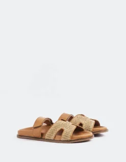 Flats-L'INTERVALLE Gustave Tan Raffia