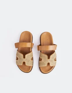 Flats-L'INTERVALLE Gustave Tan Raffia