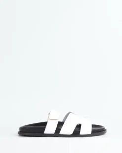 Flats-L'INTERVALLE Gustave White Leather
