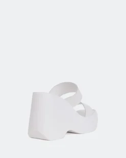 Wedges-L'INTERVALLE Hadid White Leather