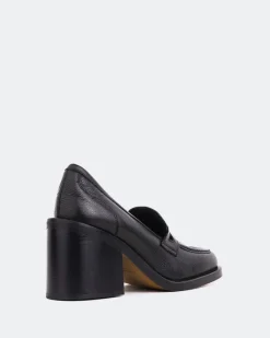 Loafers-L'INTERVALLE Handel Black Leather