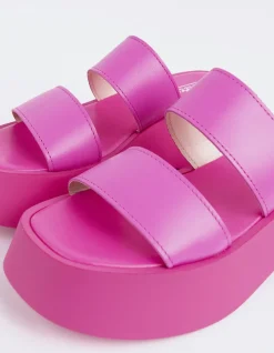 Platform-L'INTERVALLE Happy Pink Leather