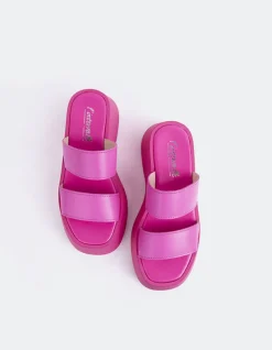 Platform-L'INTERVALLE Happy Pink Leather