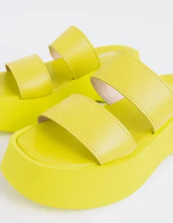 Platform-L'INTERVALLE Happy Yellow Leather