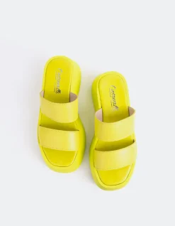 Platform-L'INTERVALLE Happy Yellow Leather