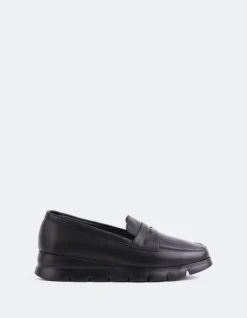 Loafers-L'INTERVALLE Harmani Black Leather