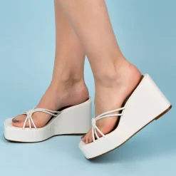 Wedges-L'INTERVALLE Harmonia Tan Leather