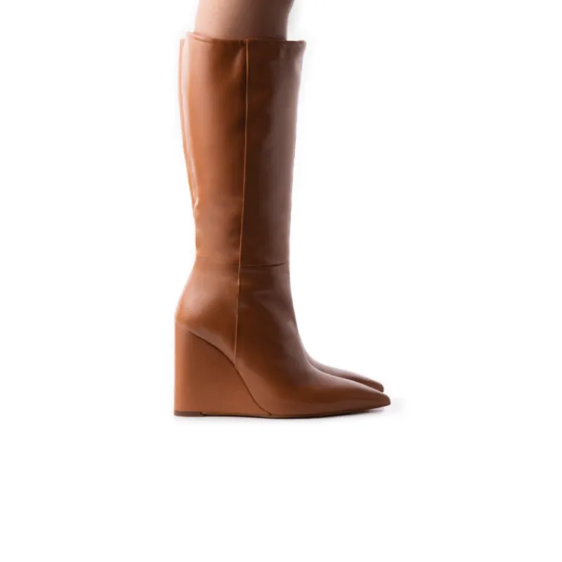 Tall Boots-L'INTERVALLE Heritage Tan Leather
