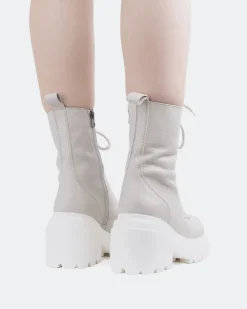 Platform|Lace-up-L'INTERVALLE Homer Off White Leather