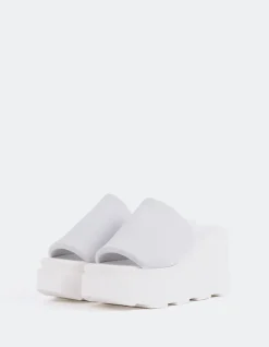 Wedges|Platform-L'INTERVALLE Hopeful White Lycra