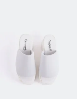 Wedges|Platform-L'INTERVALLE Hopeful White Lycra