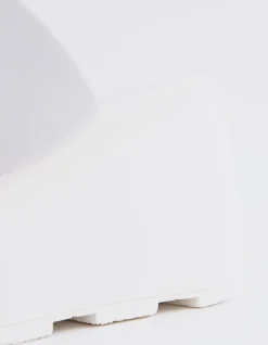 Wedges|Platform-L'INTERVALLE Hopeful White Lycra