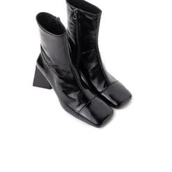 Ankle Boots-L'INTERVALLE Horgen Black Leather