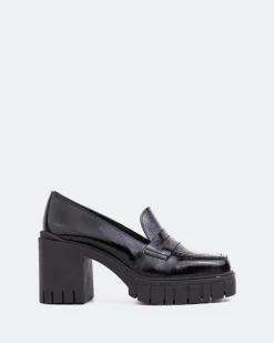 Loafers-L'INTERVALLE Hugo Black Naplack