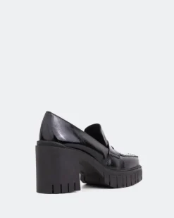 Loafers-L'INTERVALLE Hugo Black Naplack