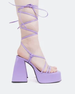 Platform|Strappy-L'INTERVALLE Hypnotic Purple Leather