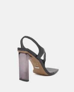 High Heels-L'INTERVALLE Icon Black Leather