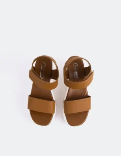 Wedges|Platform-L'INTERVALLE Ideal Tan Leather