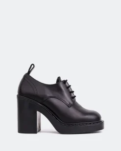 Lace-up-L'INTERVALLE Imagine Black Leather