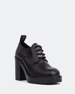 Lace-up-L'INTERVALLE Imagine Black Leather
