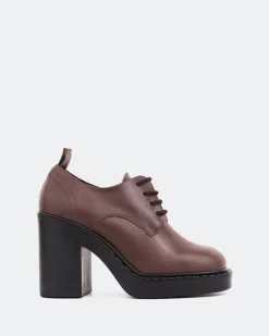 Lace-up-L'INTERVALLE Imagine Brown Leather