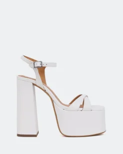 Platform-L'INTERVALLE Ives White Leather