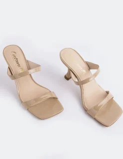 Mid Heels|Mules-L'INTERVALLE Jandira Nude Naplack