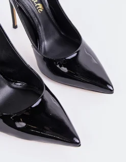 Slingbacks-L'INTERVALLE Janeiro Black Patent