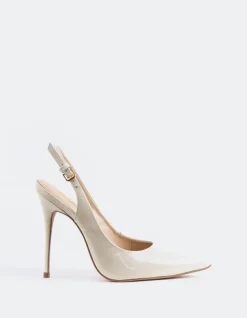 Slingbacks-L'INTERVALLE Janeiro Off White Patent
