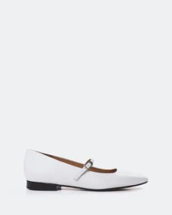 Mary-jane|Ballerinas-L'INTERVALLE Jaria White Leather