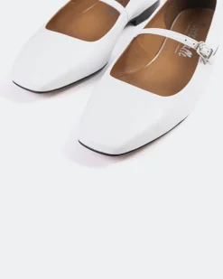 Mary-jane|Ballerinas-L'INTERVALLE Jaria White Leather