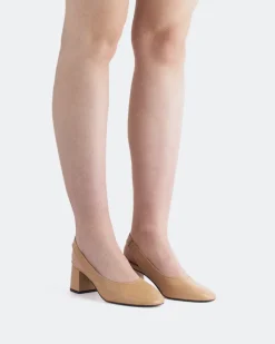 Slingbacks-L'INTERVALLE Jarotes Camel Leather