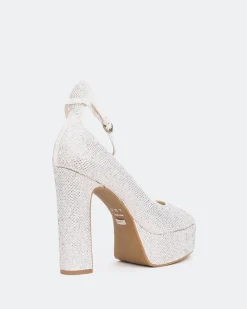 Platforms-L'INTERVALLE Jayne, Off White Suede/Suède Blanc cassé