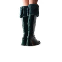 Tall Boots-L'INTERVALLE Jesse Green Leather