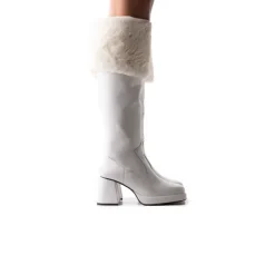 Tall Boots-L'INTERVALLE Jesse White Leather