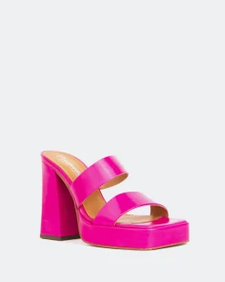 Platform-L'INTERVALLE Jinx Pink Leather/Cuir Rose