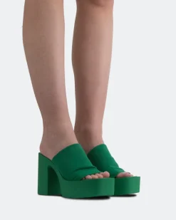 Platform-L'INTERVALLE Jourdan Green Lycra