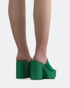 Platform-L'INTERVALLE Jourdan Green Lycra