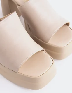 Platform-L'INTERVALLE Kalamata Nude Leather