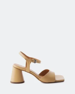 Mid Heels-L'INTERVALLE Kalona Camel Leather