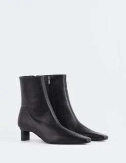 Ankle Boots-L'INTERVALLE Karylle Black Leather