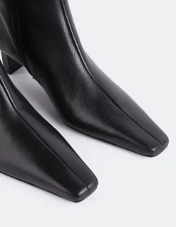 Ankle Boots-L'INTERVALLE Karylle Black Leather