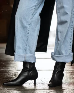Ankle Boots-L'INTERVALLE Karylle Black Leather