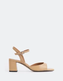 Mid Heels-L'INTERVALLE Kearny Camel Leather